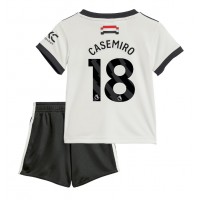 Manchester United Casemiro #18 Fußballbekleidung 3rd trikot Kinder 2024-25 Kurzarm (+ kurze hosen)